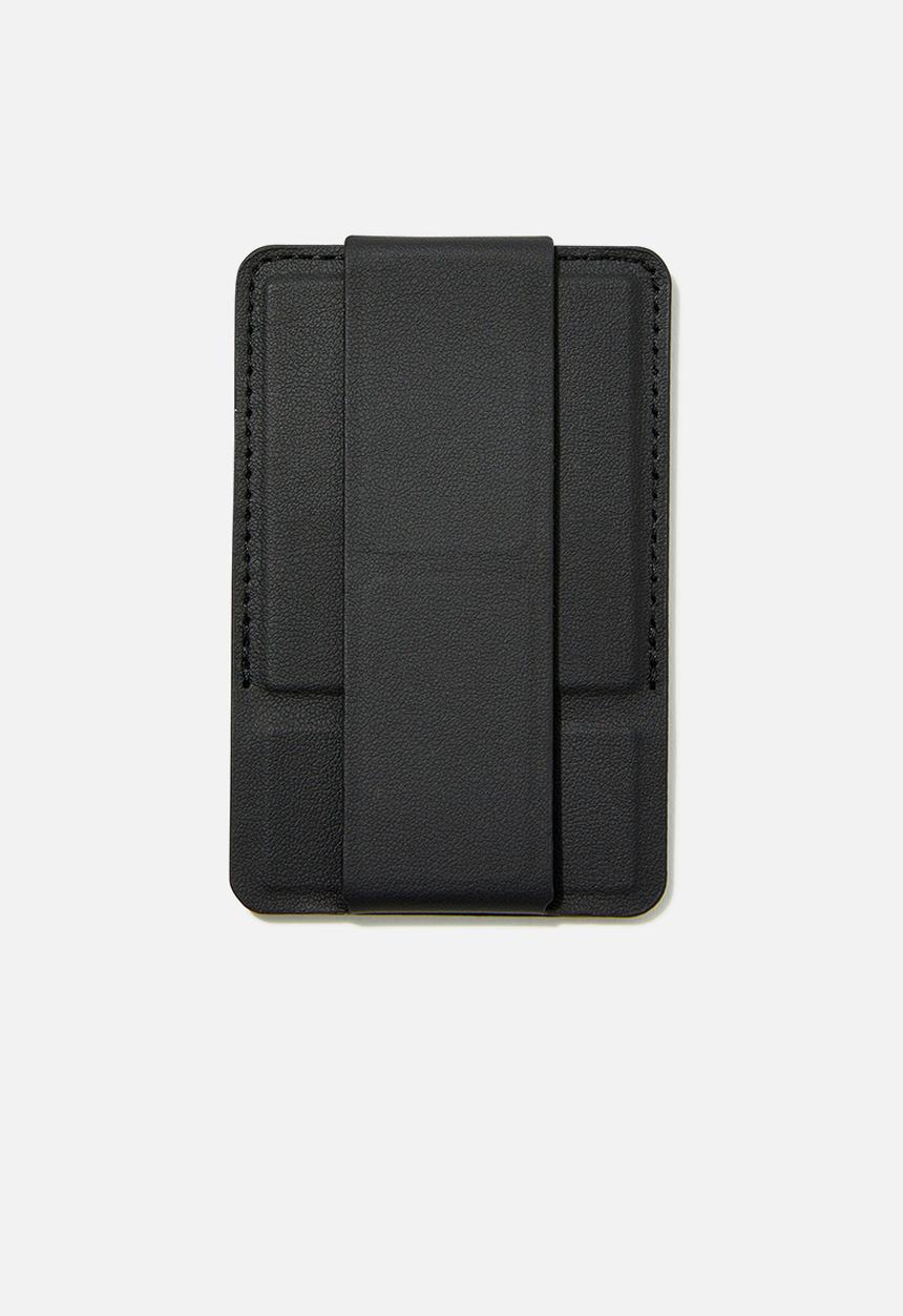 Typo - Fold out phone stand - black
