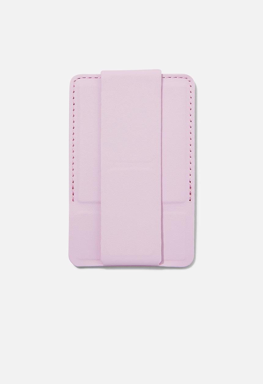 Typo - Fold out phone stand - pale lavender