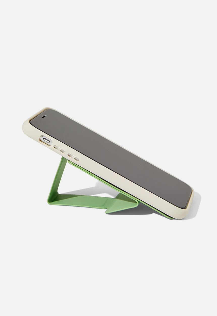 Typo - Fold out phone stand - artichoke