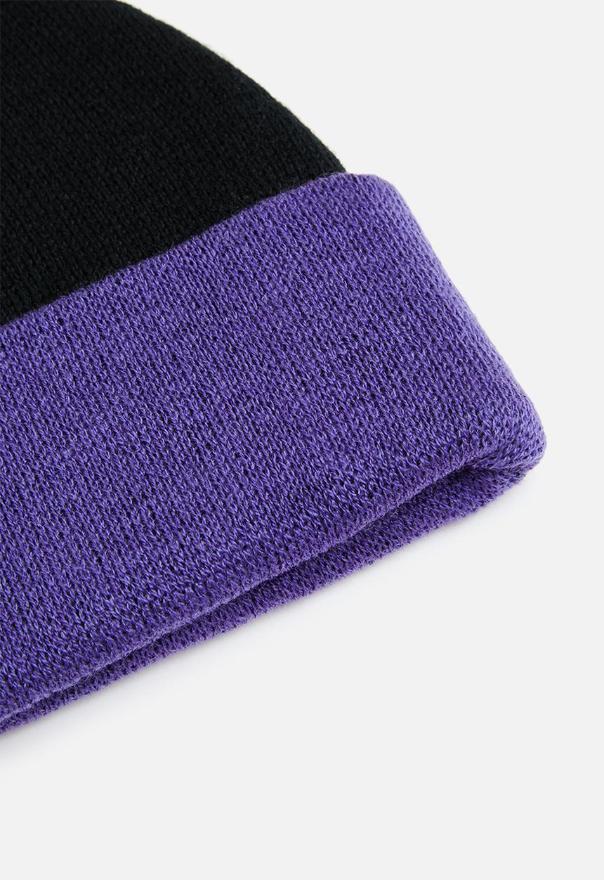 Superbalist - Erica beanie - purple & black
