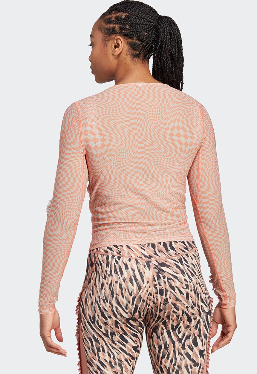 adidas Performance - Yoga st aop long sleeve - clay strata