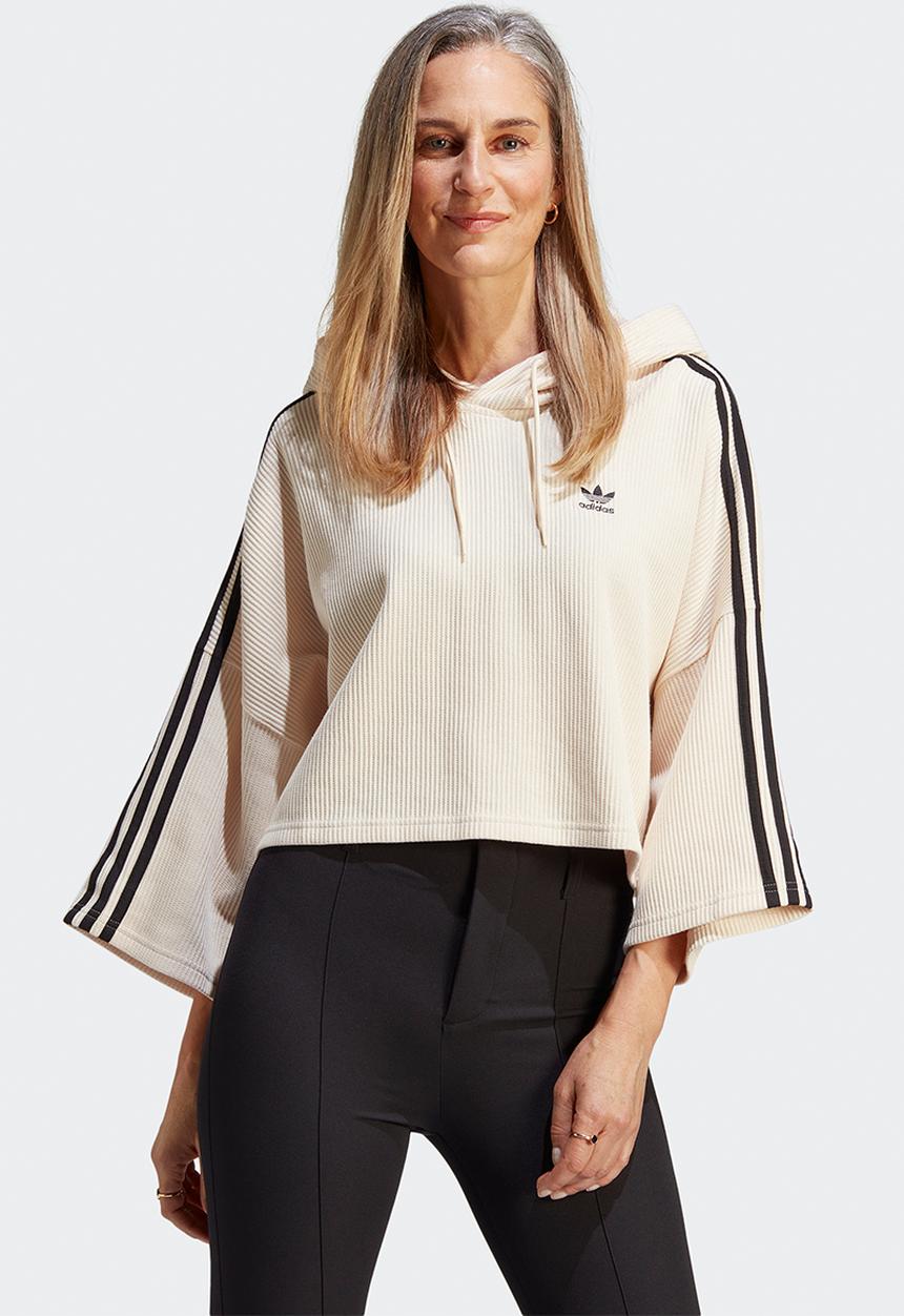 adidas Originals - Cropped hoodie - wonder white