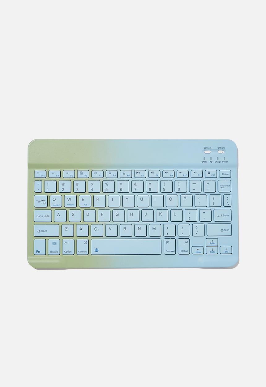Typo - Wireless keyboard 10 inch - ombre green & blue 