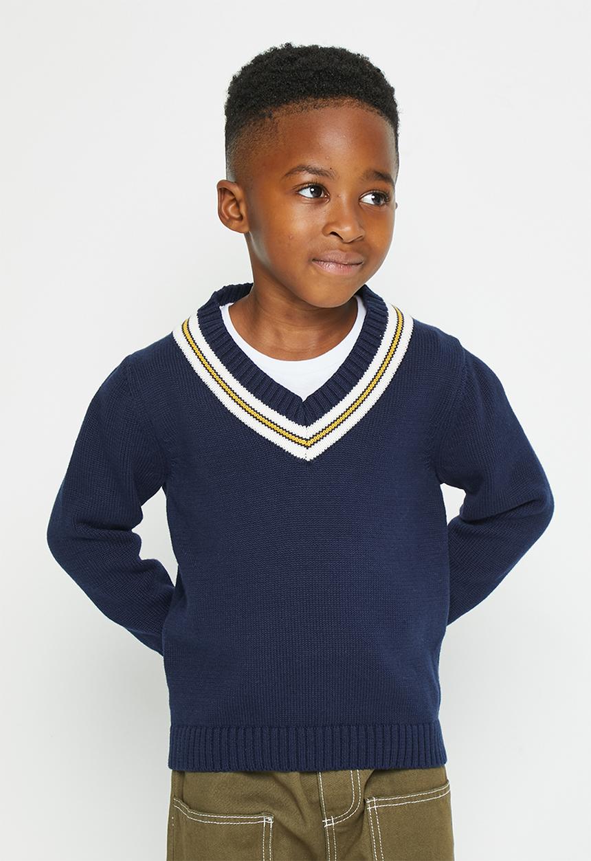 Pop Candy - Boys v-neck jersey - navy