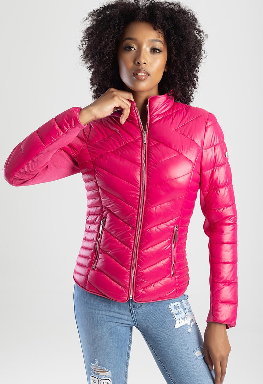 SISSY BOY - Ravilla Puffer Jacket - Cerise Pink