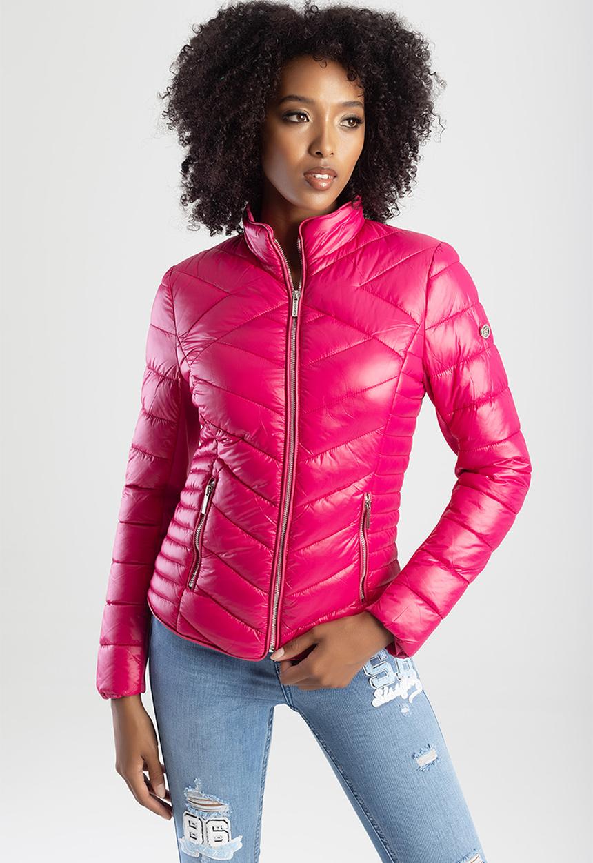 SISSY BOY - Ravilla Puffer Jacket - Cerise Pink