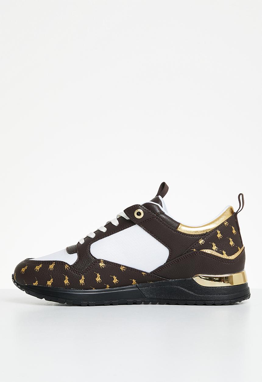 POLO - Chunky monogram runner - brown