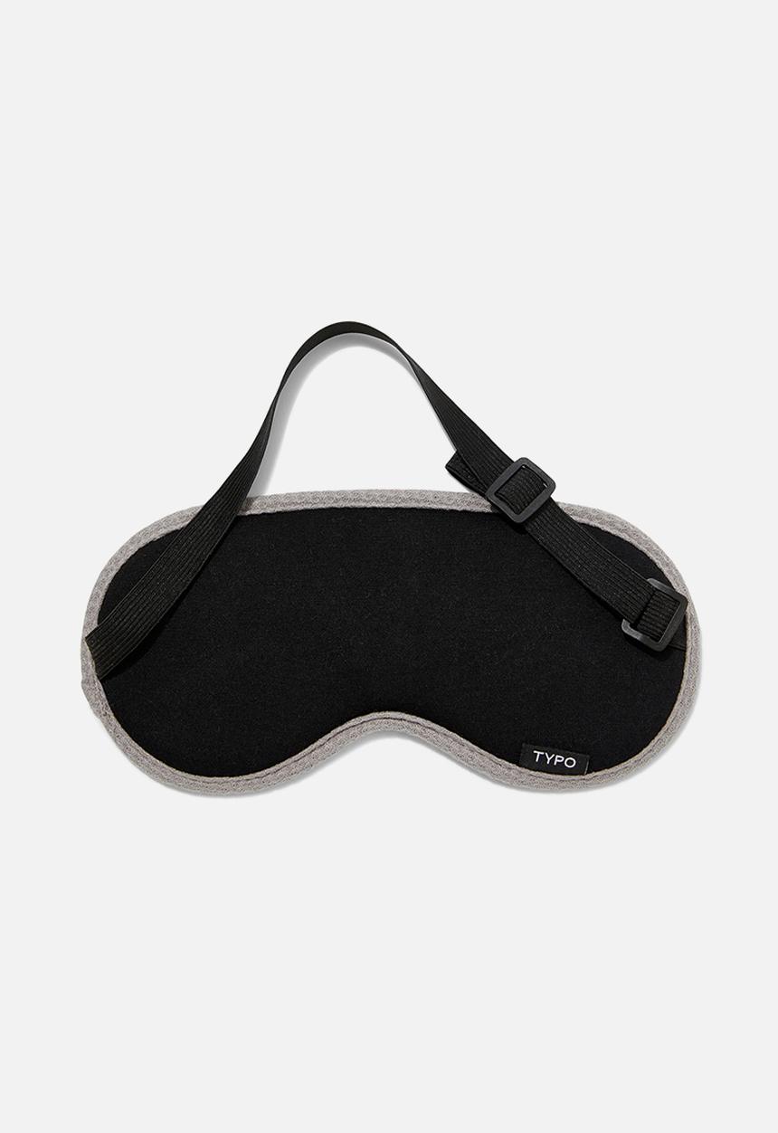 Typo - urban eye mask - grey waffle