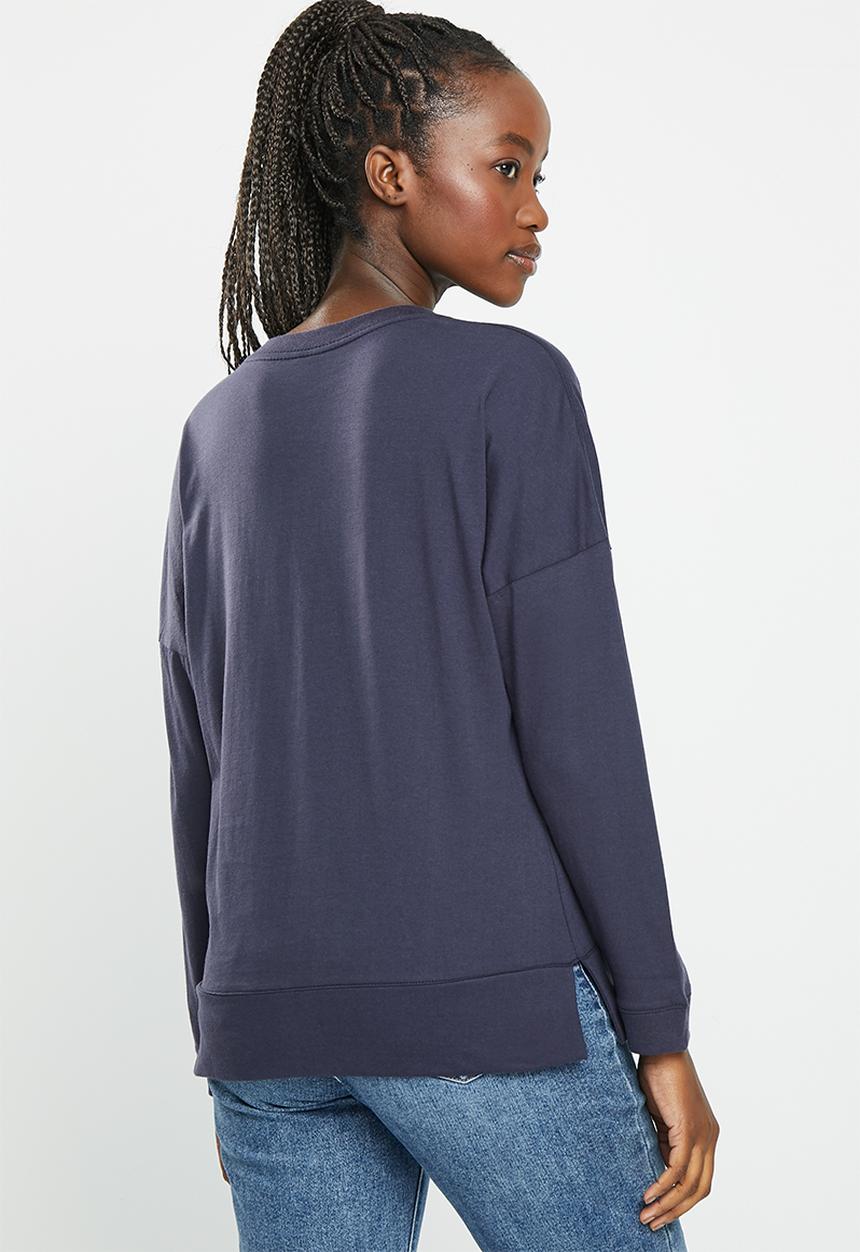 Fox - Detonate long sleeve - deep colbalt