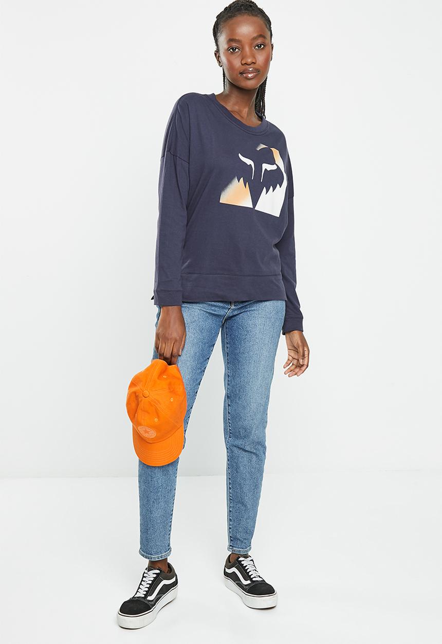 Fox - Detonate long sleeve - deep colbalt