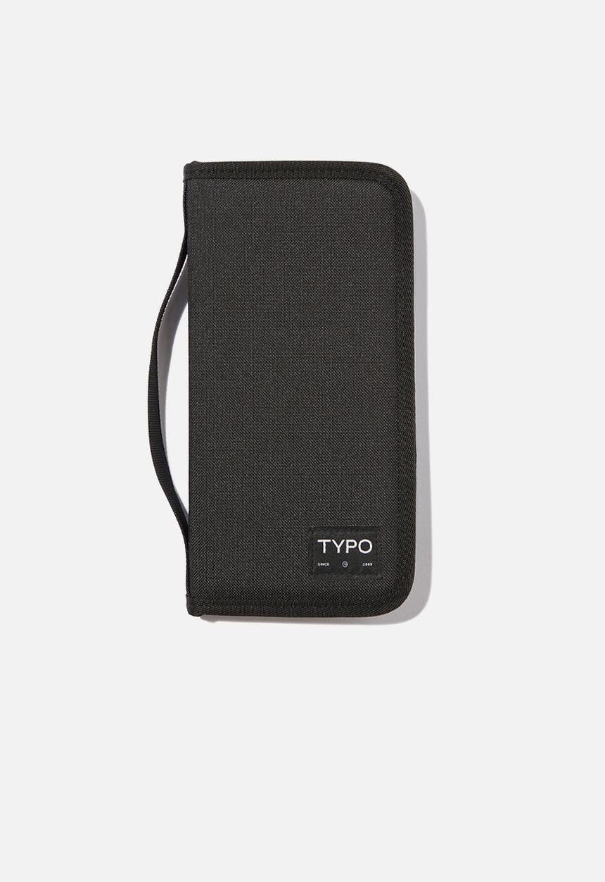 Typo - Urban rfid travel wallet - black