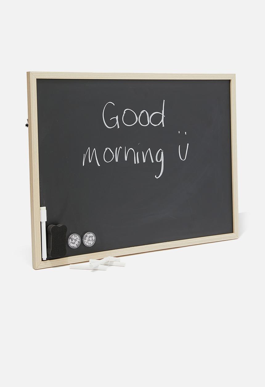 Typo - A2 dry erase magnetic board - black