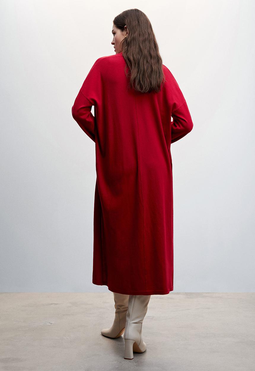 MANGO - Cardigan port - red