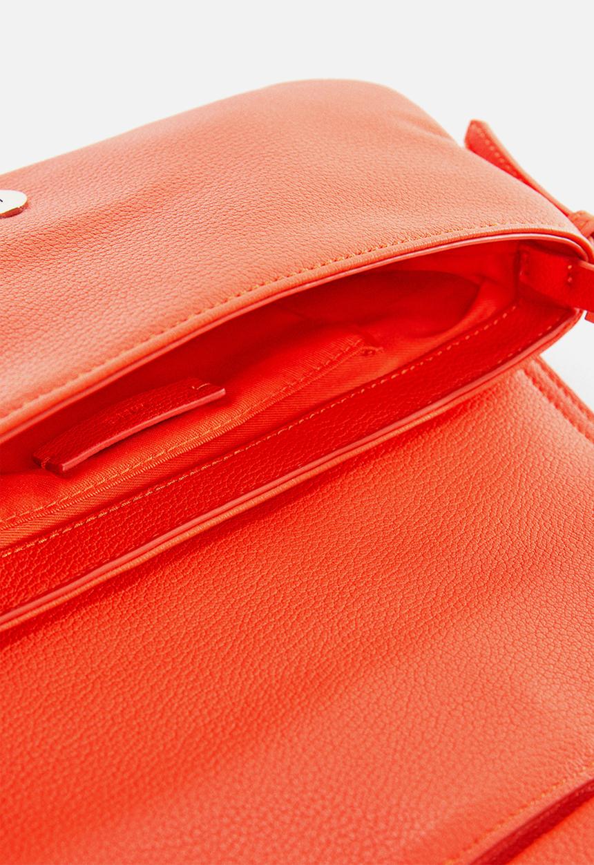MANGO - Buckle shoulder bag - orange