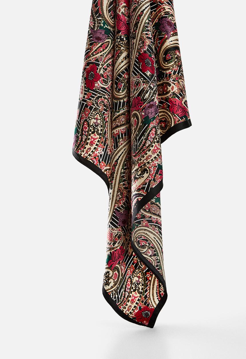 MANGO - Neck scarf natalia - black