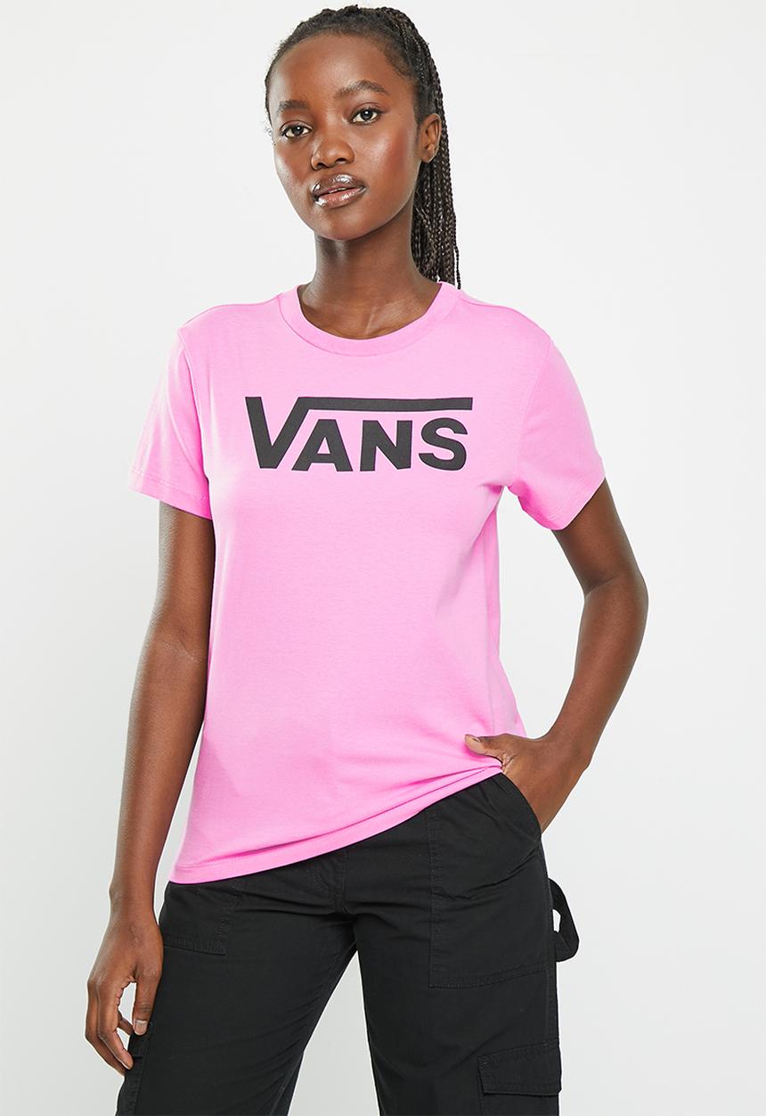 Vans - Wm flying v crew tee - cyclamen