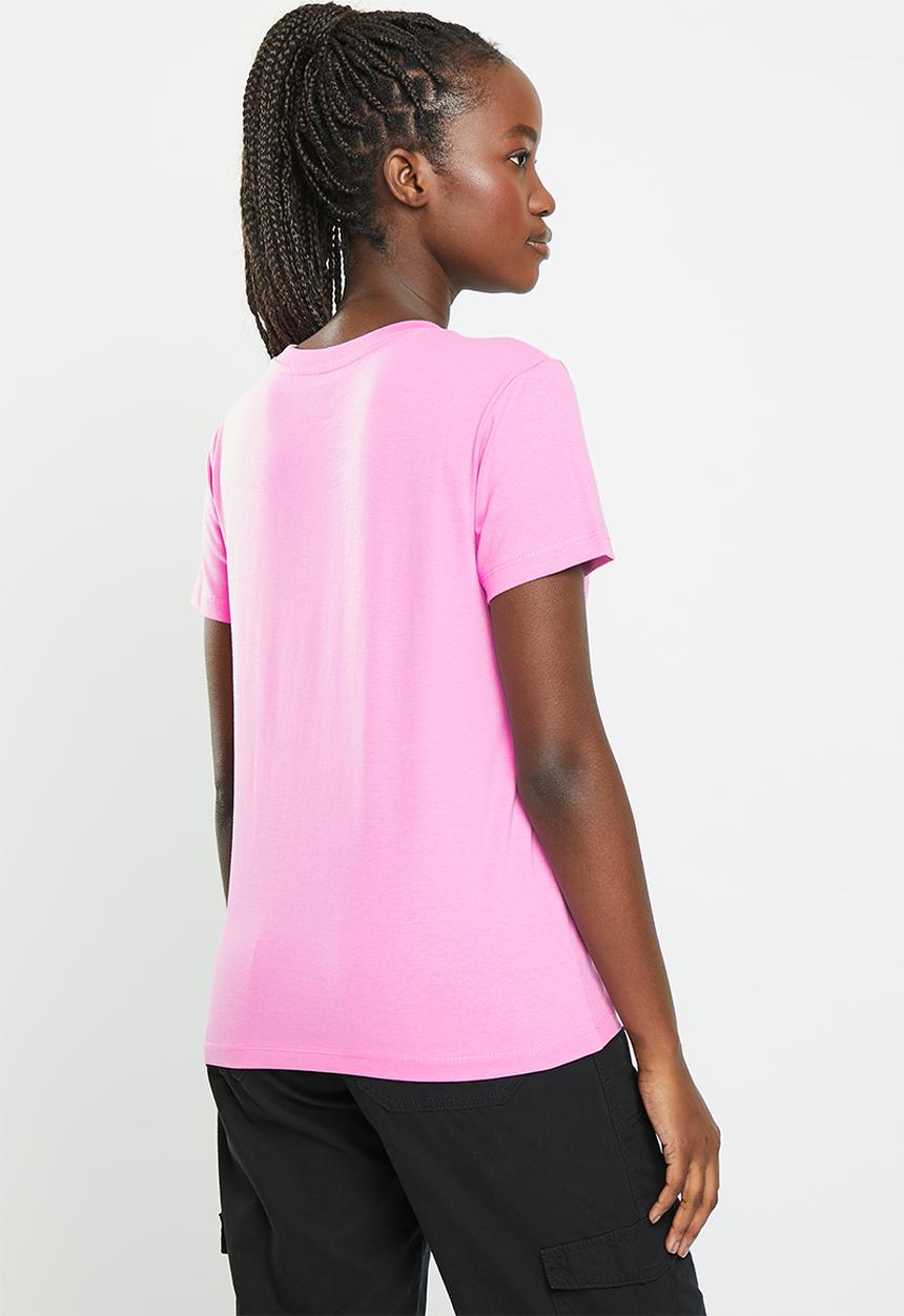 Vans - Wm flying v crew tee - cyclamen
