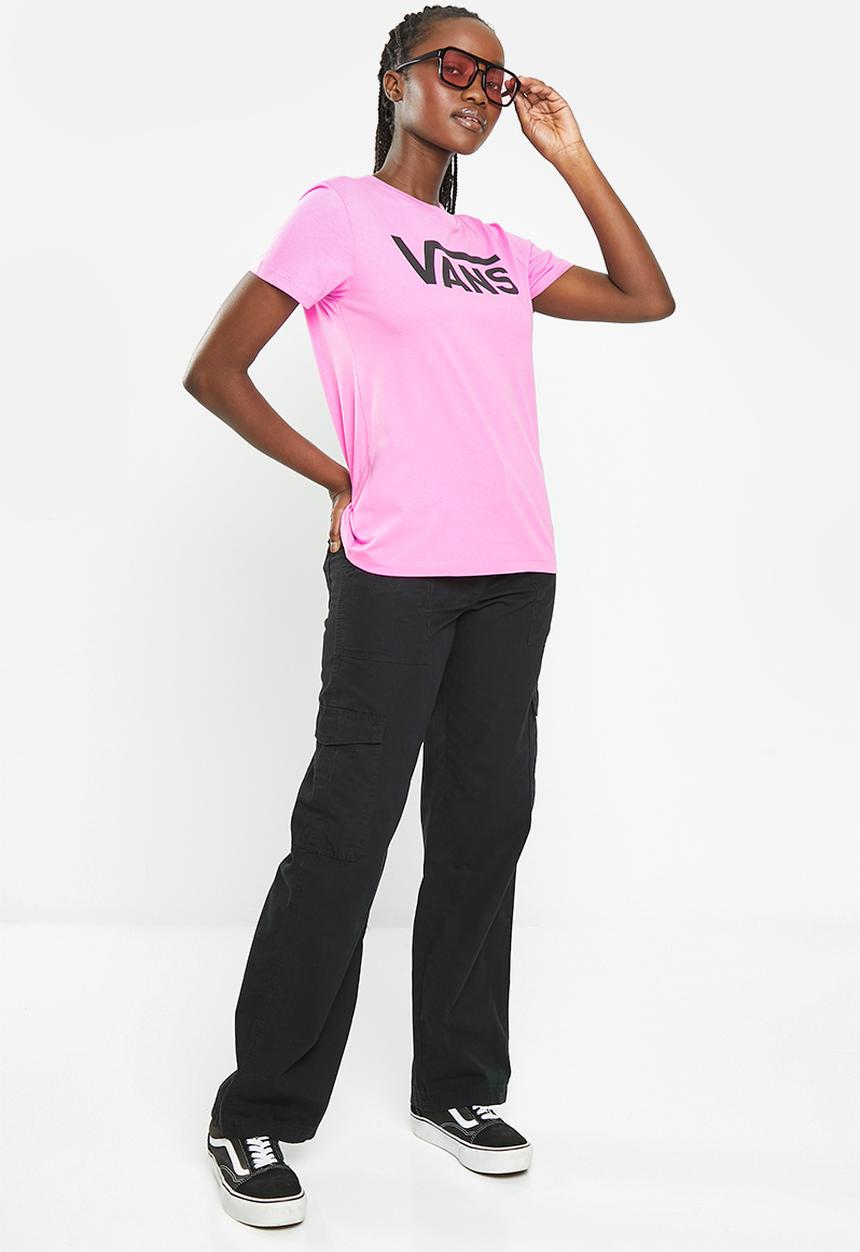 Vans - Wm flying v crew tee - cyclamen