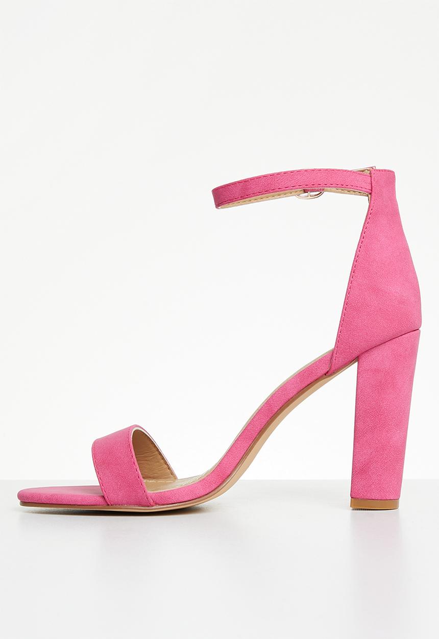 Superbalist - Esme anklestrap block heel - pink