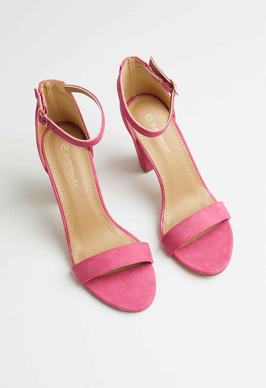 Superbalist - Esme anklestrap block heel - pink