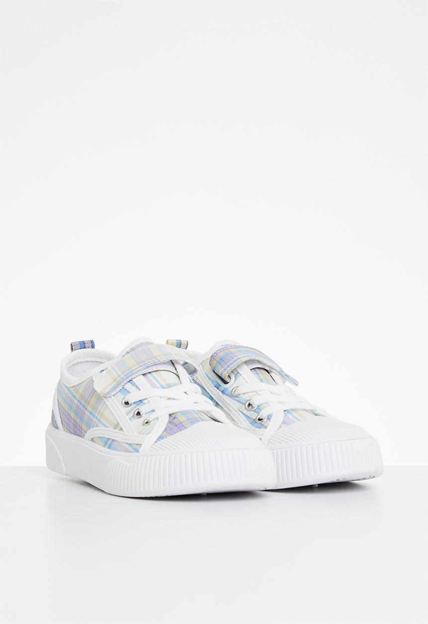 Pop Candy - Girls check sneaker - multi
