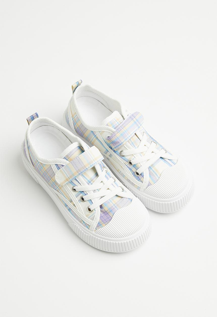 Pop Candy - Girls check sneaker - multi