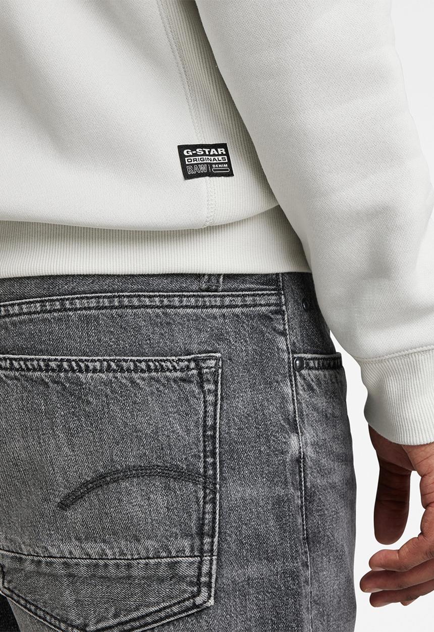 G-STAR - Premium core hdd zip sw long sleeve - oyster mushroom