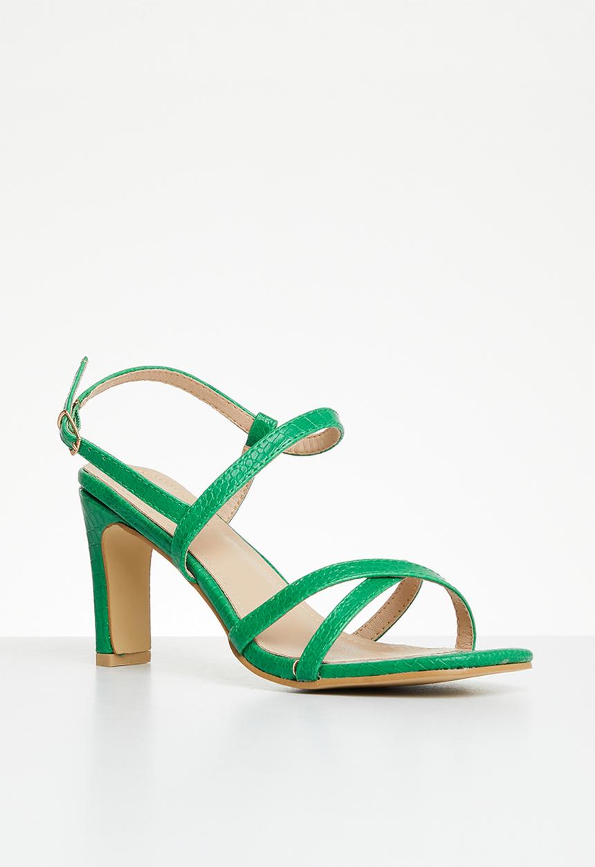 Superbalist - Sanaa slingback block heel - green