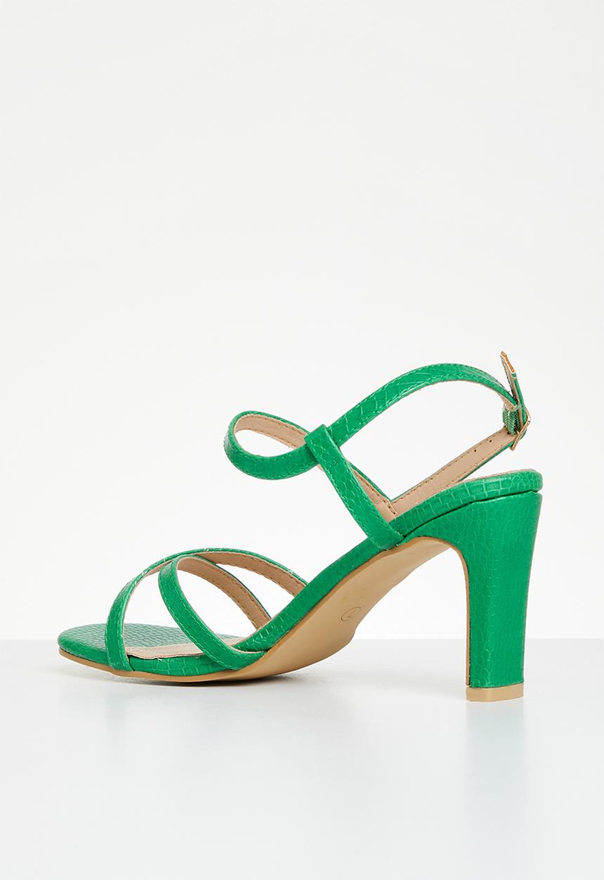 Superbalist - Sanaa slingback block heel - green
