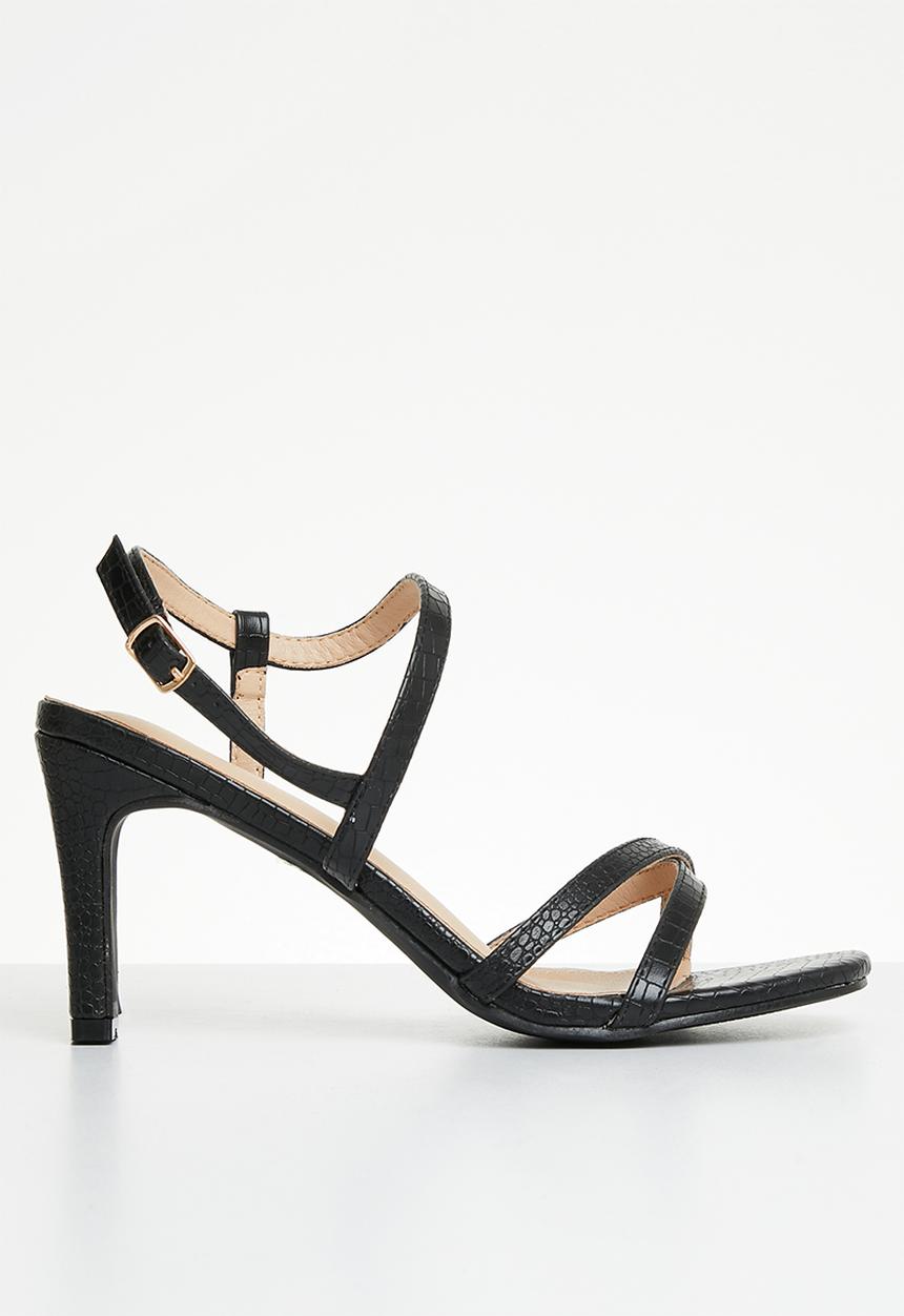 Superbalist - Sanaa slingback block heel - black