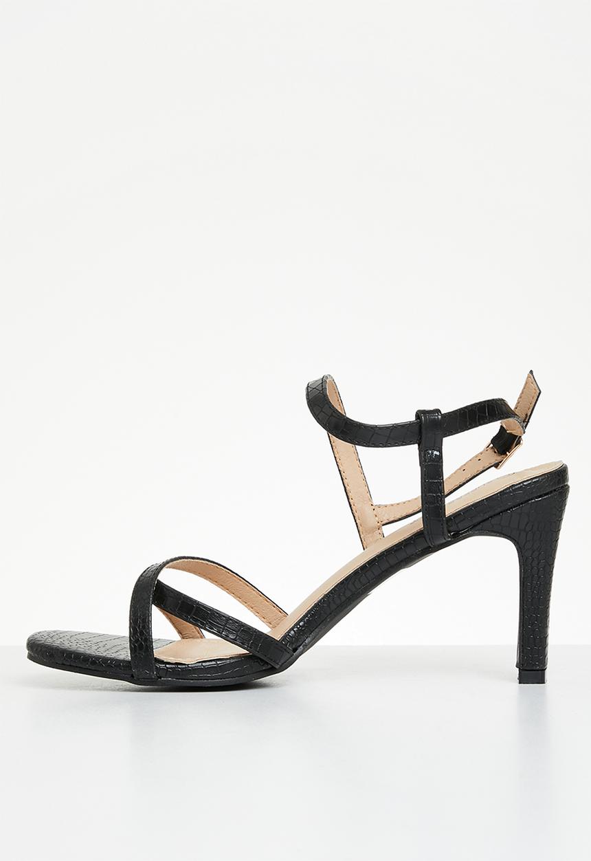 Superbalist - Sanaa slingback block heel - black