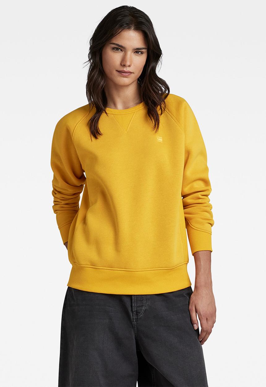 G-STAR - Premium core 2.0 r sweats - dull yellow