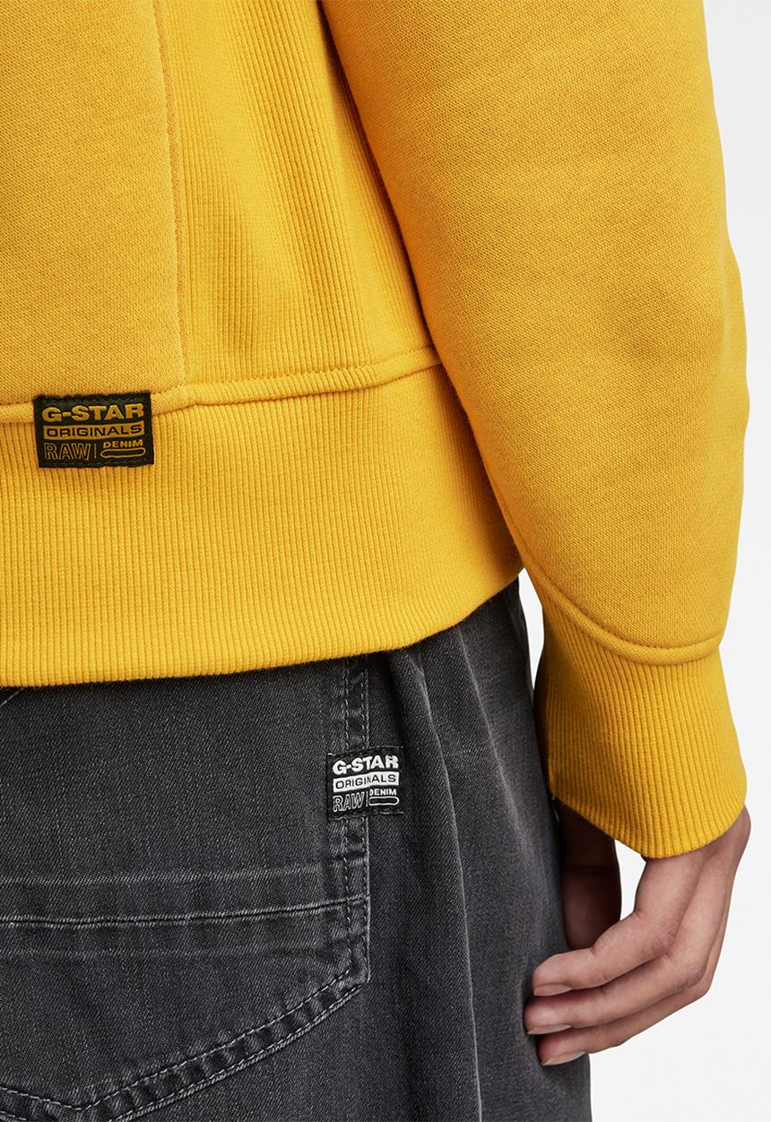 G-STAR - Premium core 2.0 r sweats - dull yellow
