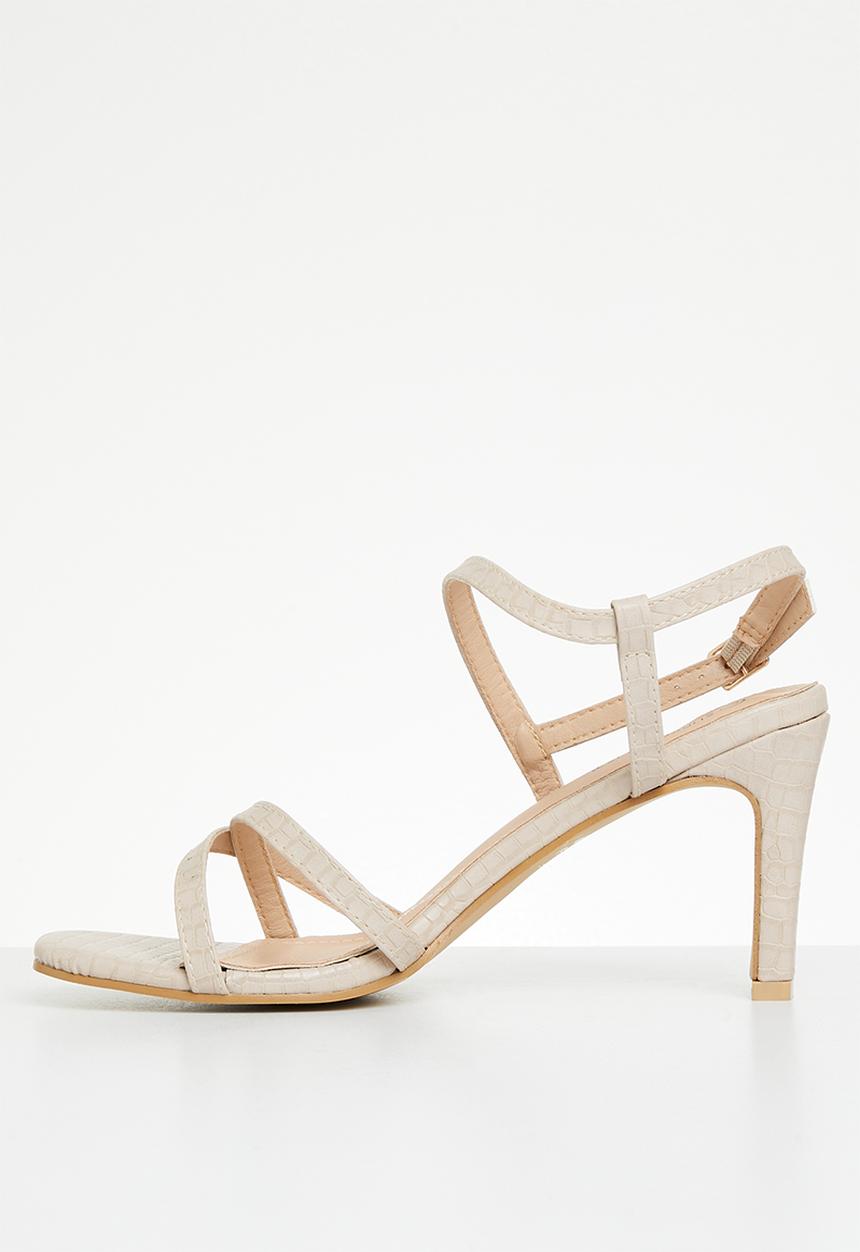 Superbalist - Sanaa slingback block heel - ecru