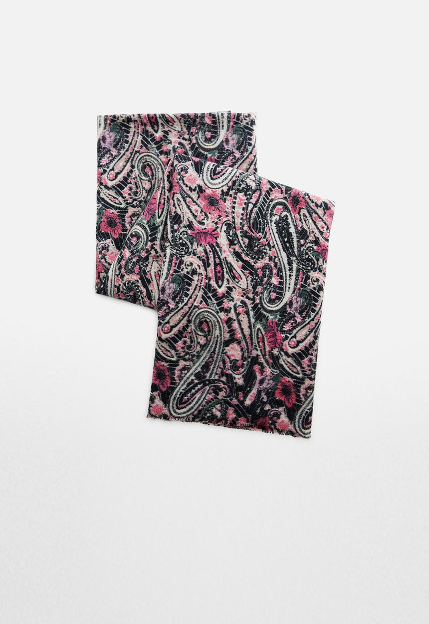 MANGO - Scarf natalia - black