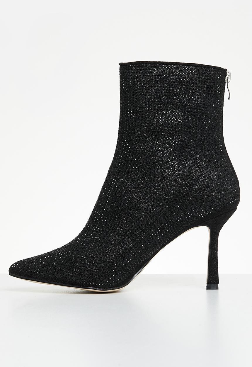 Madison® - Bling stiletto boot - black
