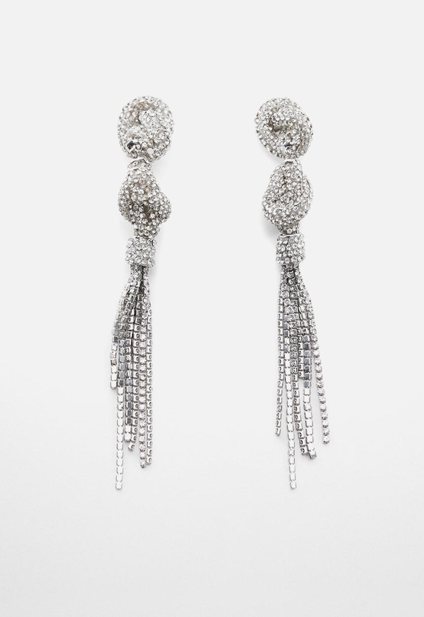 MANGO - Earrings nicole - silver 