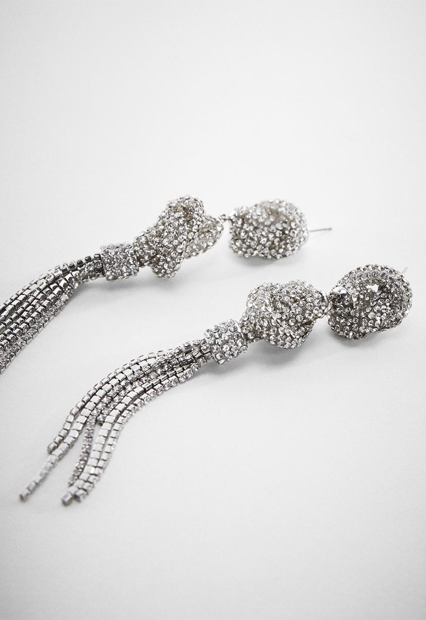 MANGO - Earrings nicole - silver 
