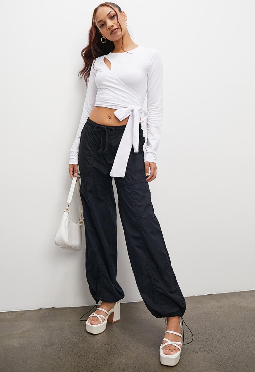 Blake - Cut out tee - white