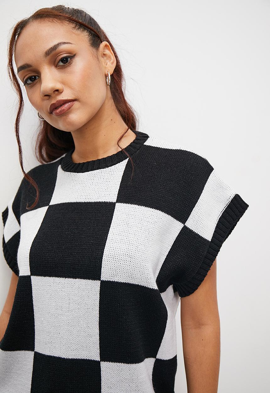 Blake - Graphic singlet - black & white