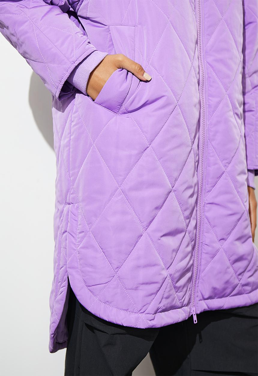 Superbalist - Quilted puffer coat - purple