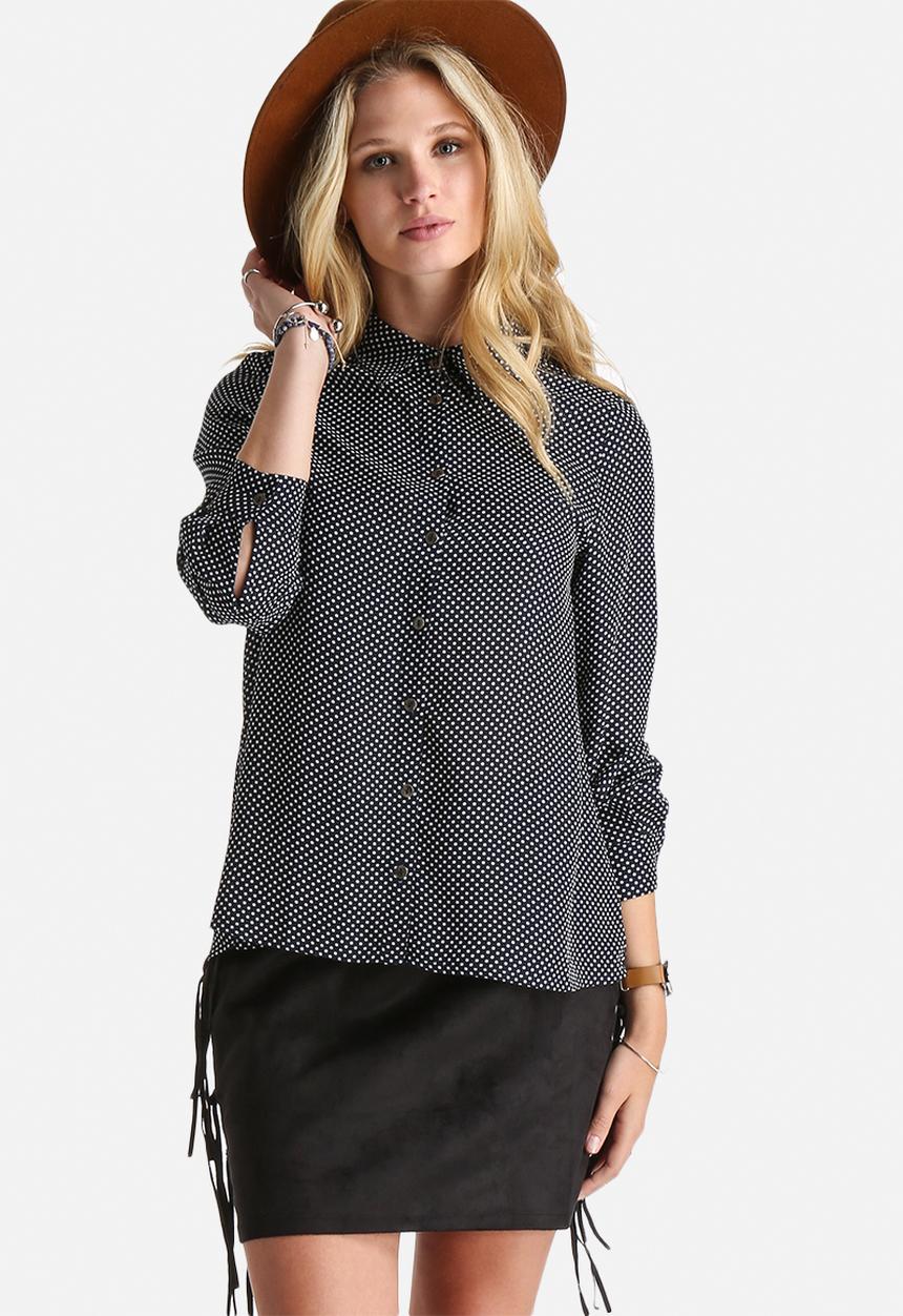 dailyfriday - Sass Printed Spot Blouse