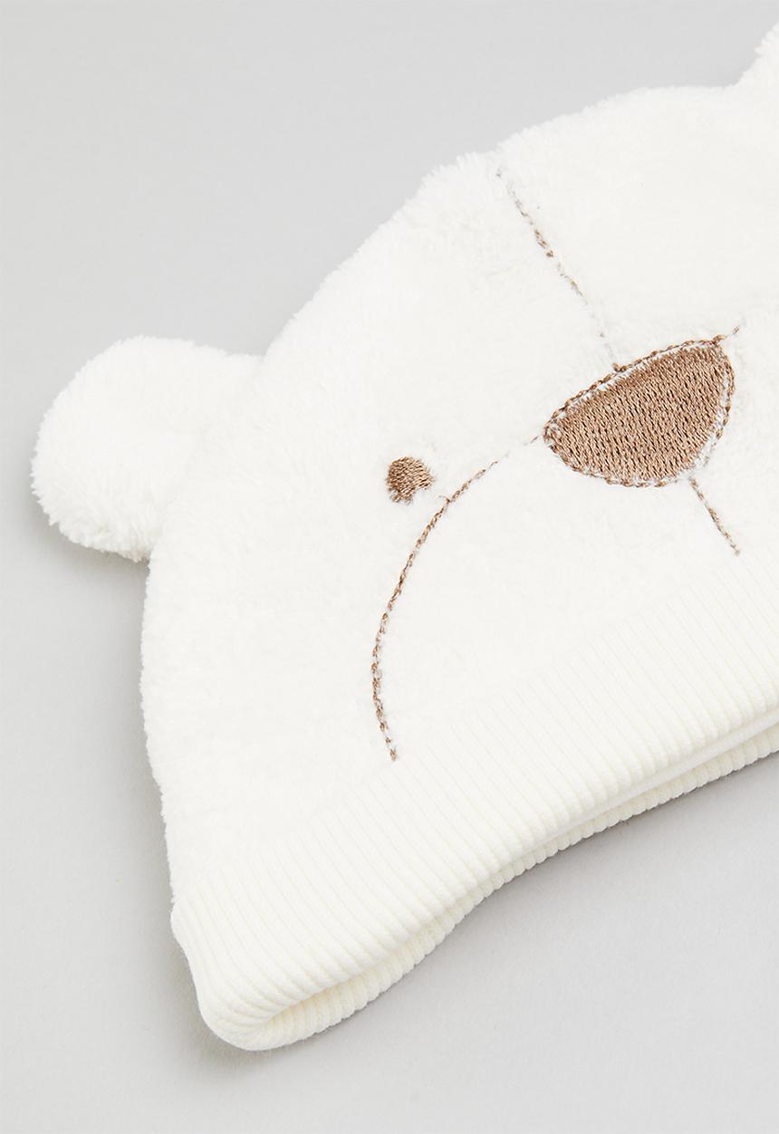 Pop Candy - Beanie & booties set - off white