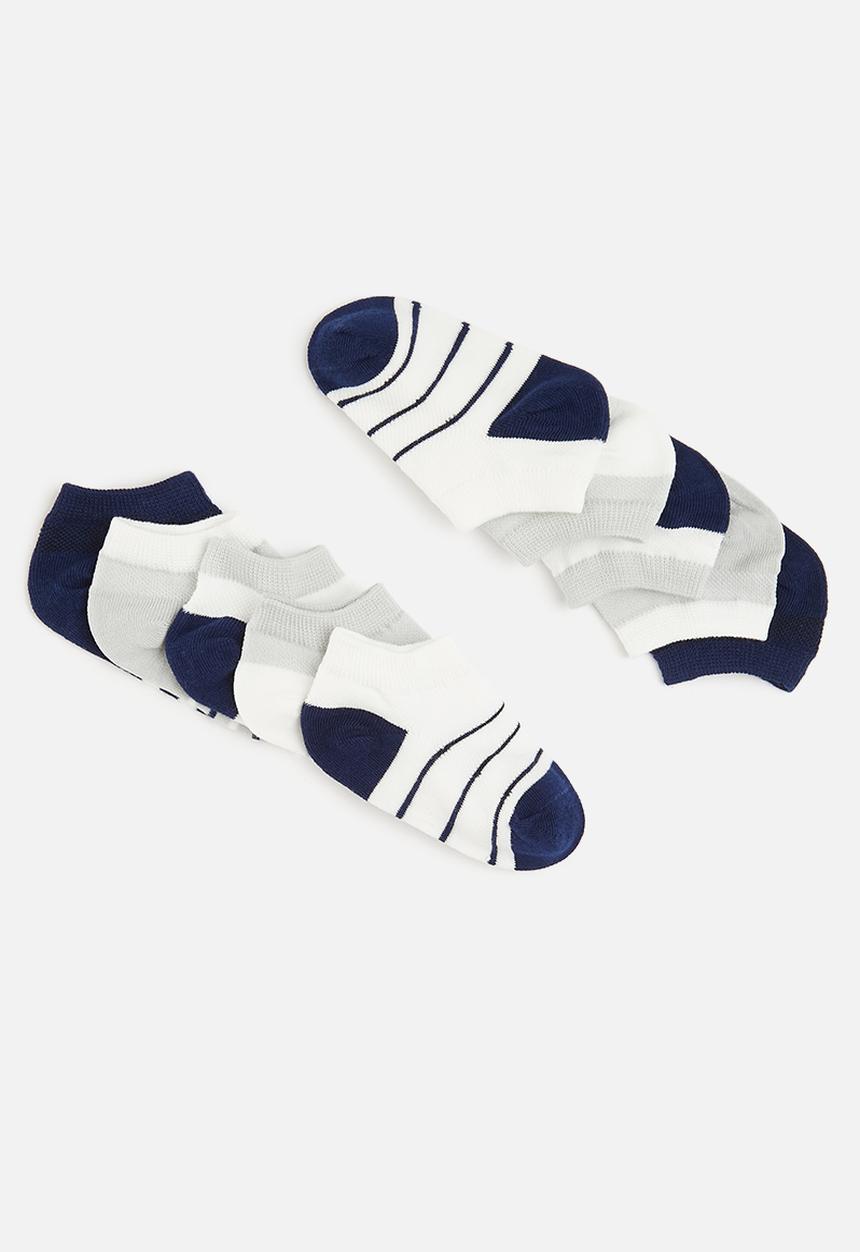 Pop Candy - 5 Pack socks - navy/white