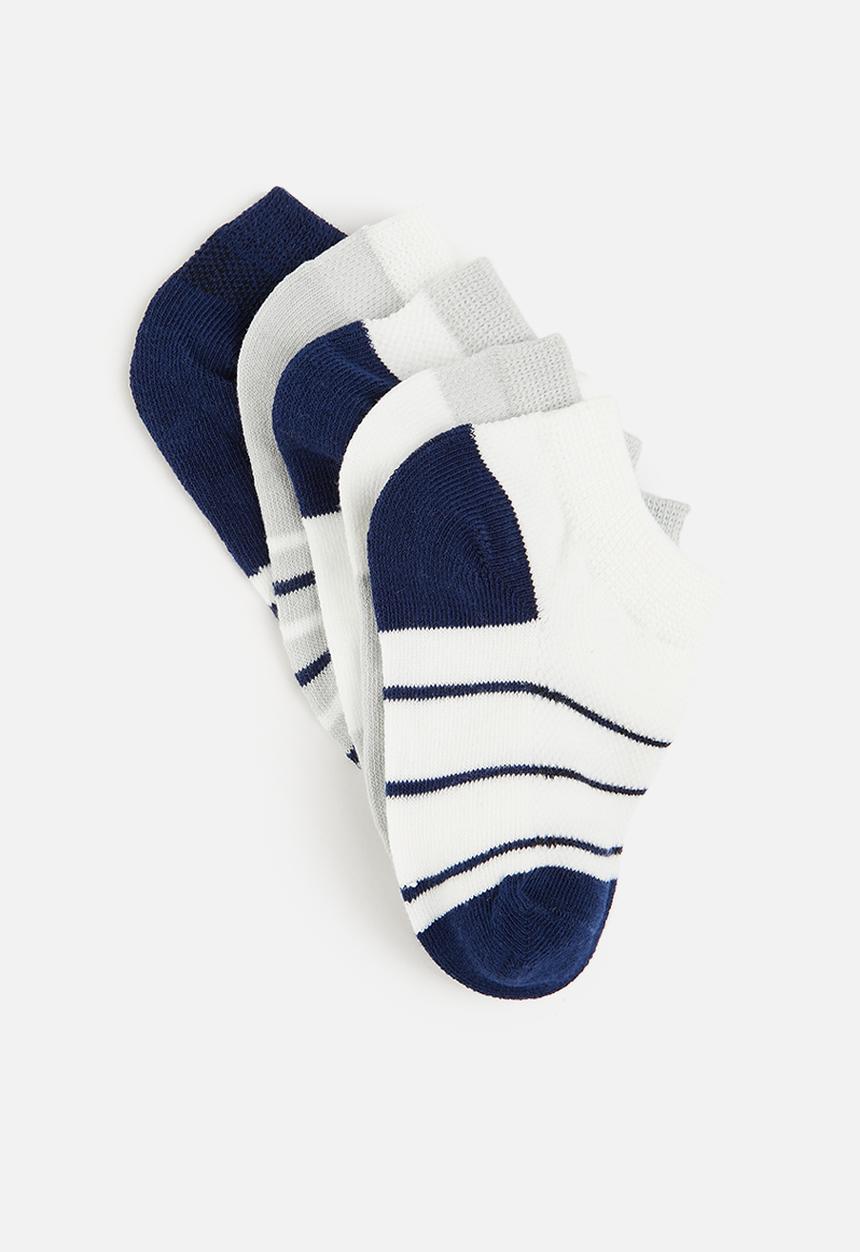 Pop Candy - 5 Pack socks - navy/white