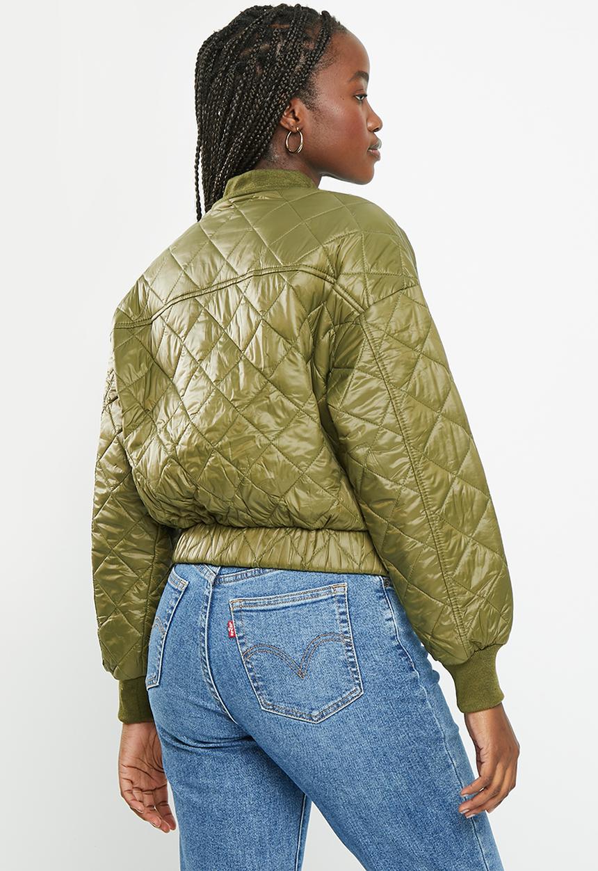 dailyfriday - Qulited bomber - olive