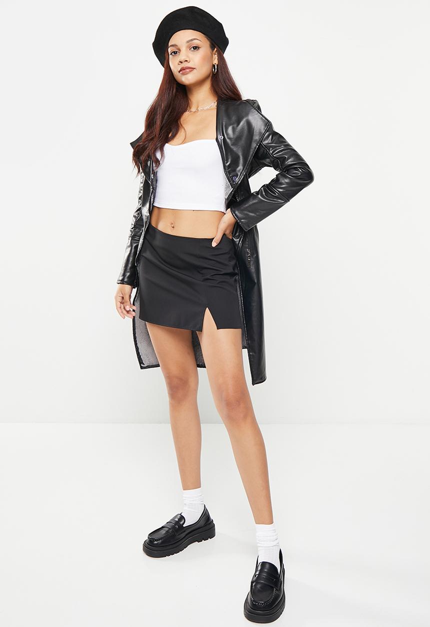 dailyfriday - Sweetheart crop top - white