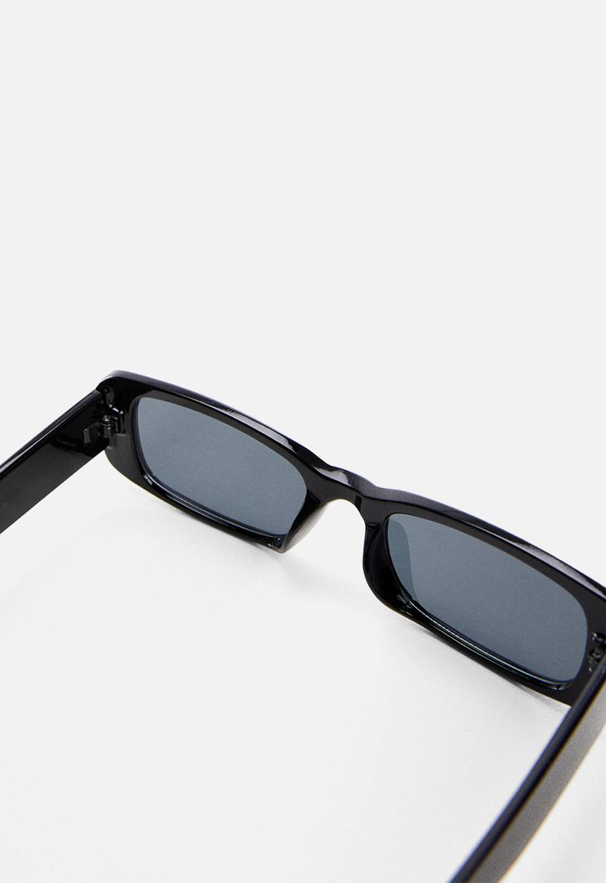 MANGO - Acetate frame sunglasses - black
