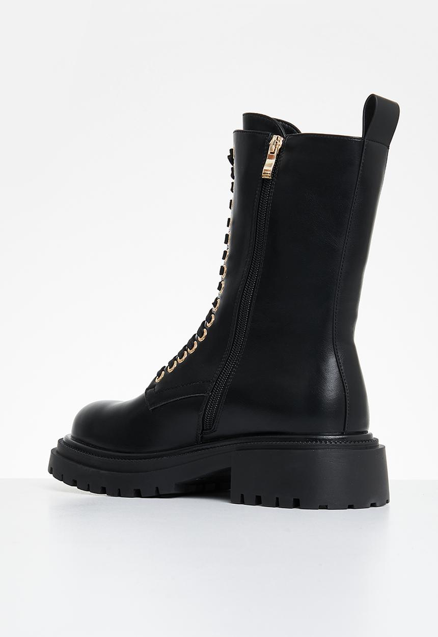 POLO - Lace up boot - black
