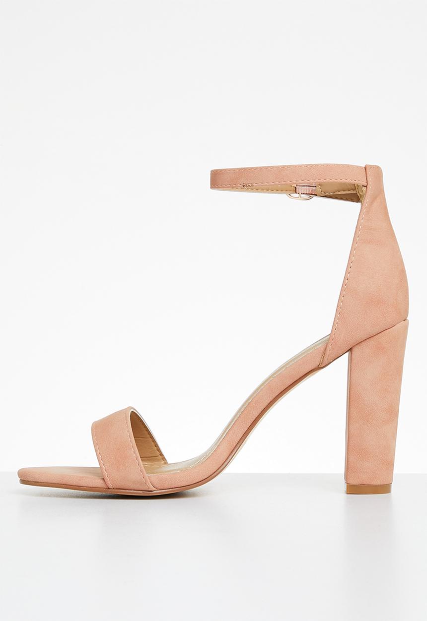 Superbalist - Esme anklestrap block heel - blush